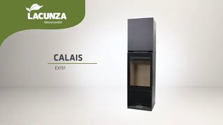 Stufa contemporanea a legna in Conto Termico Calais + EX151 – Lacunza