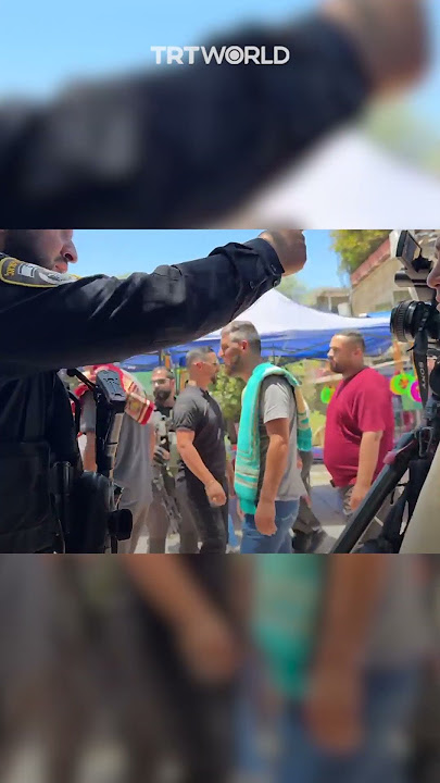 Israeli soldiers prevent TRT crew from reporting in Al Aqsa