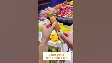 Dụng cụ cắt gọt hoa quả đa năng 2 trong 1