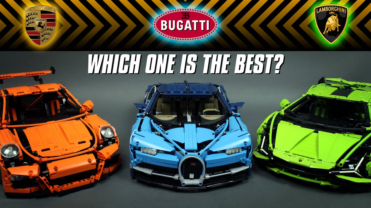 LEGO Bugatti Chiron vs LEGO Lamborghini Sian, LEGO 42115 vs 42083