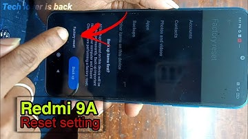 redmi 9a factory reset settings // how to reset setting in redmi