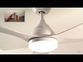 LED Ceiling Fan Stel by CristalRecord Lighting. Easy Installation Instructions,