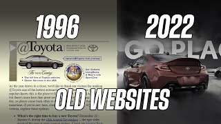 Car Companies' Websites THEN & NOW | 1996 - 2022 by Zooming Past 962 views 1 year ago 5 minutes, 55 seconds