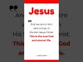 Jesus, True God and Eternal Life _ 1 John 5:20 _ #davidbaldwin #bible #devotional #jesus