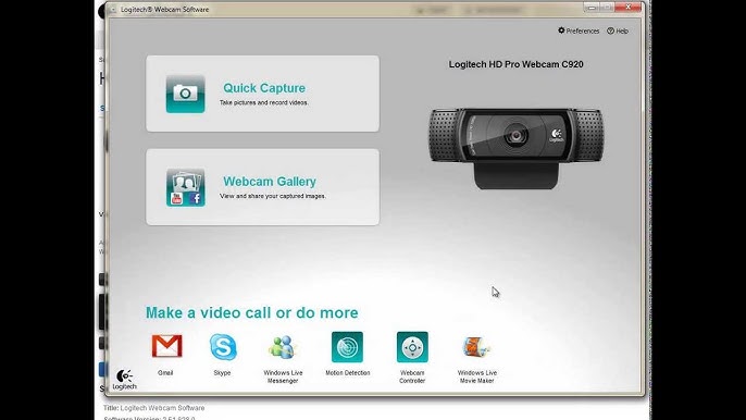 Udgangspunktet investering gevinst How to Setup Your Logitech C920 Webcam - YouTube