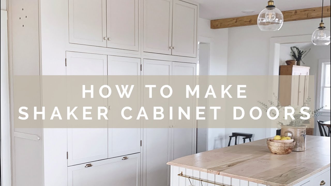 How To Make Shaker Cabinet Doors You