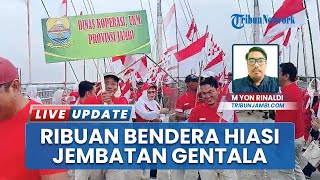 Raih Rekor MURI Ribuan Bendera Merah Putih Berkibar di Gentala Arasy Jambi, Sambut HUT ke-80 RI