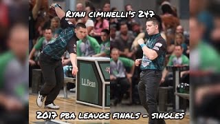 2017 PBA League Finals, Singles - Ryan Ciminelli's 247, Portland Lumberjacks