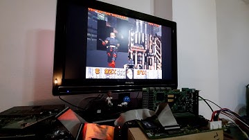 FastDOOM v0.3 Live demo on a 486DX-33 + PVGA1A Paradise ISA