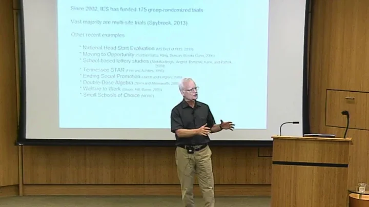 Stephen Raudenbush: Complier Average Effects in Mu...