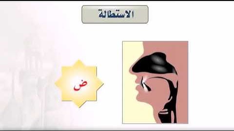 التجويد المبسط -  صفات الحروف - الاستطالة