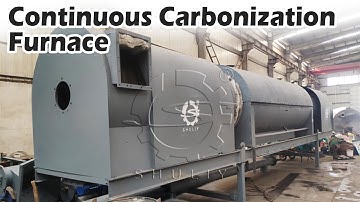 Continuous carbonization furnace – high-efficiency charcoal production #charcoal #coal
