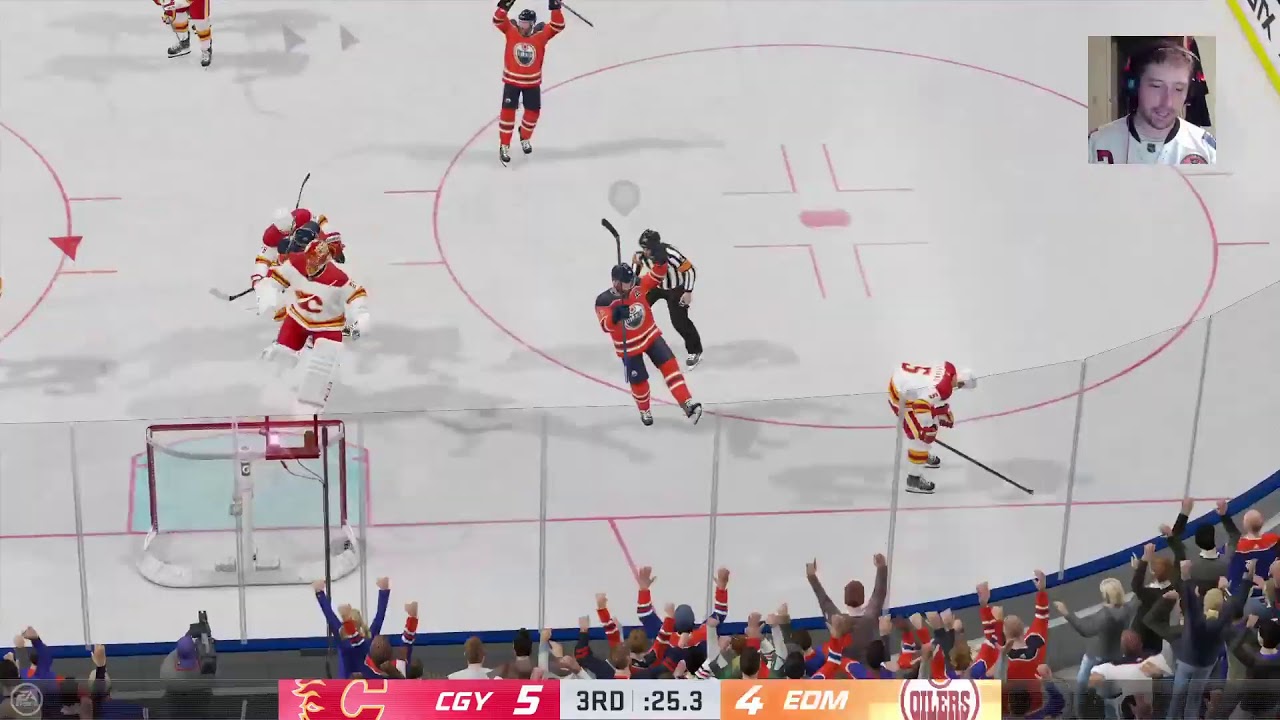 Nhl 21 battle of alberta. Games 7 and 8. Vs DrDrew Peacoq. Down 5 - 1