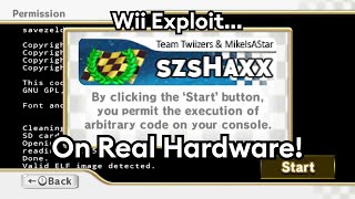 Szshaxx New Wii Exploit Tested On Real Hardware
