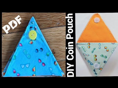 DIY Digital file pattern/ template origami leather card wallet PDF -  Crealandia