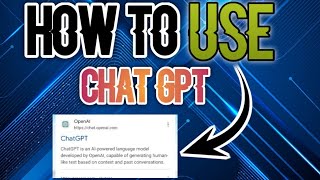 How to use chatgpt easily // chatgpt Kia hai (actual benefits)