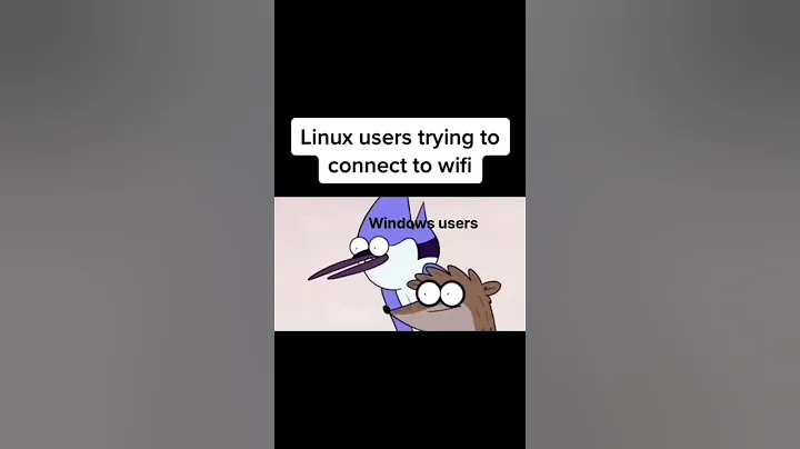 Arch Linux User & a Wifi #linux #foss #linuxdistros #funny #memes #software #gentoo #linuxworld