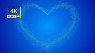 💙 4k Mystical Blue Heart | 1 Hour Loop | Dreamy Valentine’s Background 🤍 screenshot 2