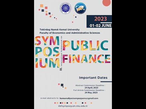 3rd International Symposium on Public Finance - June 01, 2023 Third Session Presentations