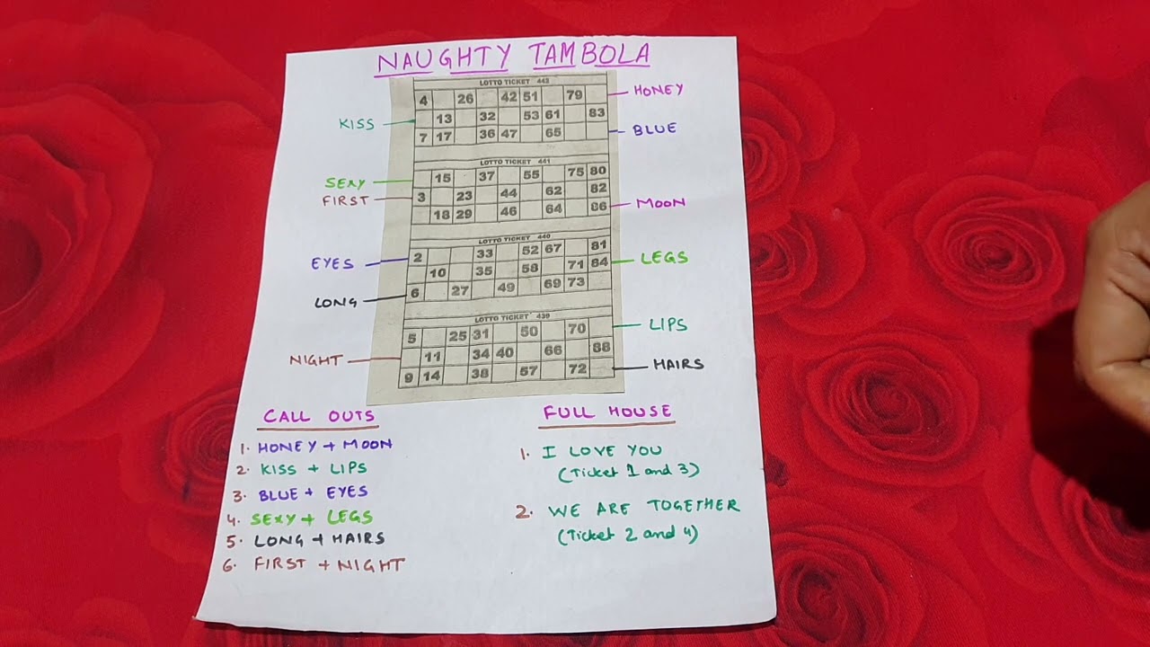 #Naughty😉Theme😎Tambola🤣 Game😃..