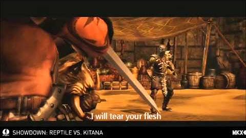 Mortal Kombat X - Kano vs. Reptile (Introduction/Dialogue)