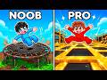 PARQUE de TRAMPOLINES de $1 vs $1,000,000 en Roblox