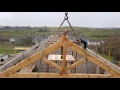 King post truss instalation