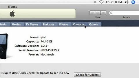 How To Access The Address Book In Your Ipod