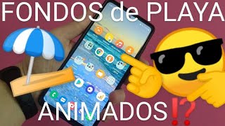 🌊📳 Como PONER FONDOS de PLAYAS con MOVIMIENTO en ANDROID FÁCIL y RÁPIDO screenshot 4