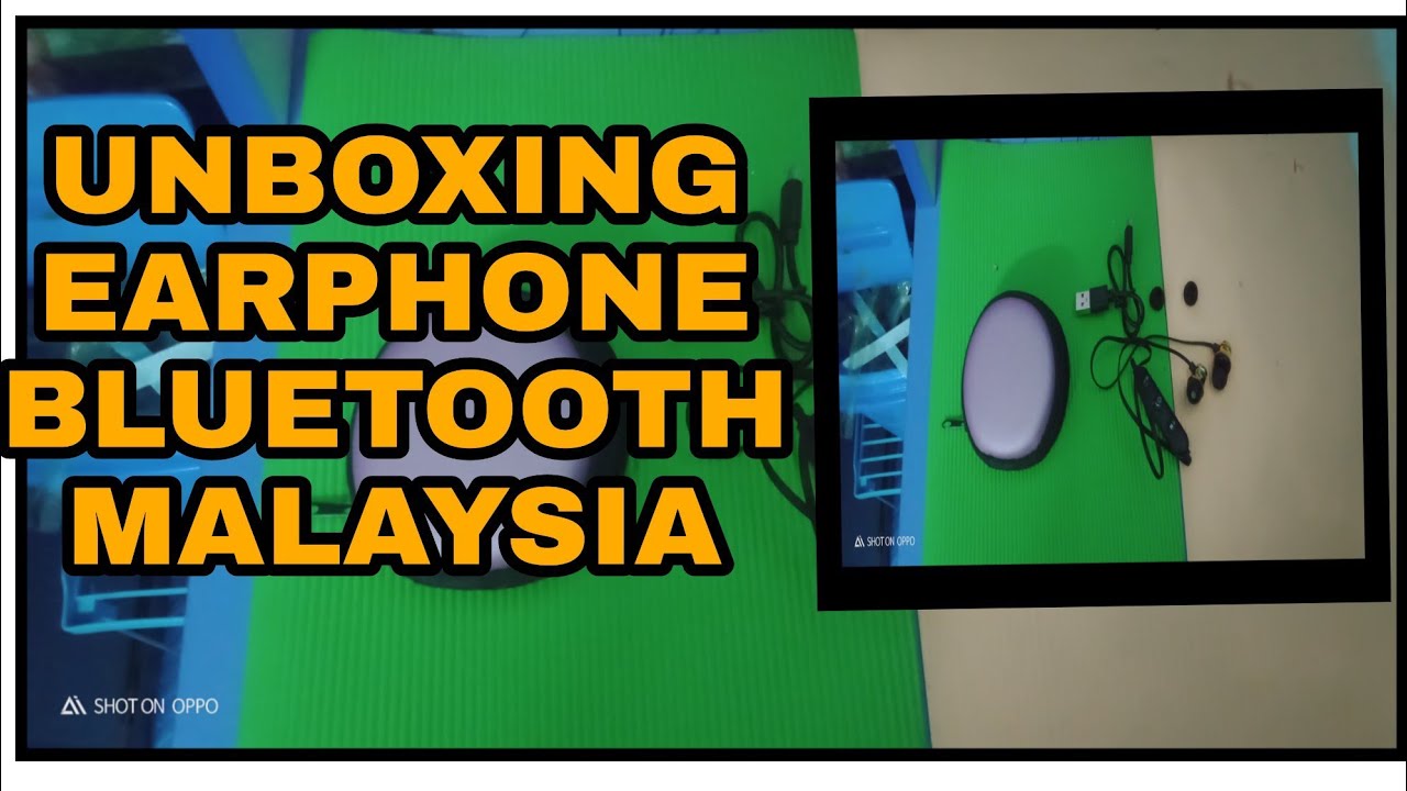 (FIRST VIDEO!!) UNBOXING EARPHONE BLUETOOTH MALAYSIA - YouTube