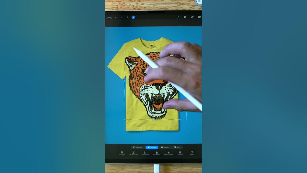 Flat Lay Pro T-Shirt Mockups for Procreate (iPad) #shorts