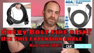 Ev Charger Extension Cables And The Chevy Bolt Recall . Made In Usa Vs. The Others.