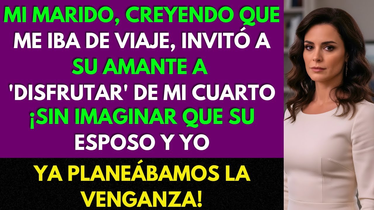 Mi Esposo, Creyendo Que Viajaba, Llevó Su Amante a Casa. Hasta Que Abrí La Puerta Sonriendo