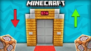 BEST Realistic ELEVATOR in Minecraft using Command Blocks! (Easy MCPE Command Block Creations)
