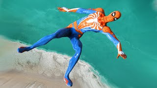 GTA 5 Epic Ragdolls | SpiderMan  Funny Moments ( Euphoria physics/Jumps/Fail )