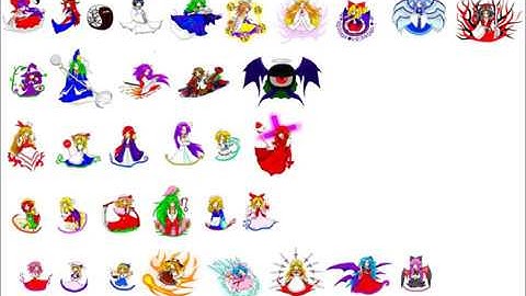 Touhou PC 98 Characters!