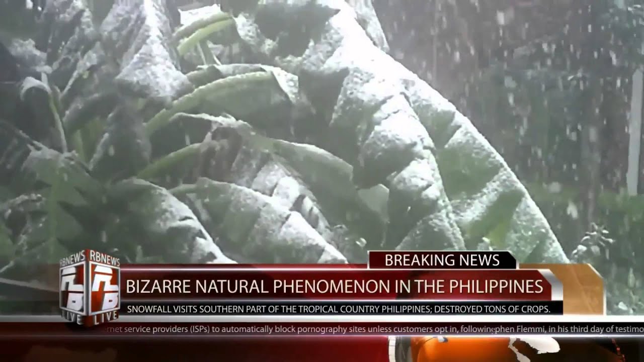 Philippines First Recorded Snowfall Bizarre Phenomenon YouTube Philippines First Recorded Snowfall Bizarre Phenomenon YouTube
