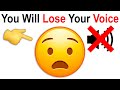 this video will make you lose your voice..