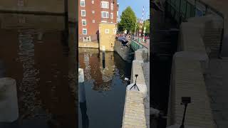 Drew Amsterdam Water Challenge #Storror #Parkour