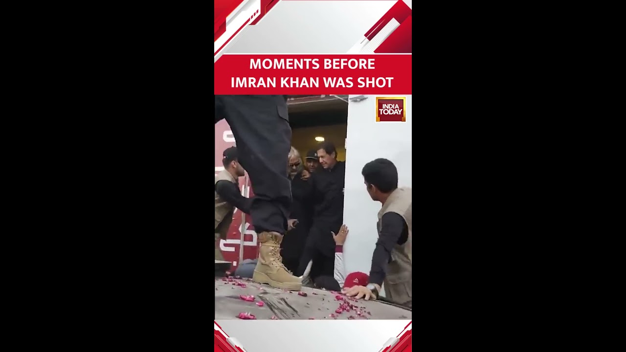  Video Moments Before Imran Khan Was Shot In The Rally Shorts Imrankhan