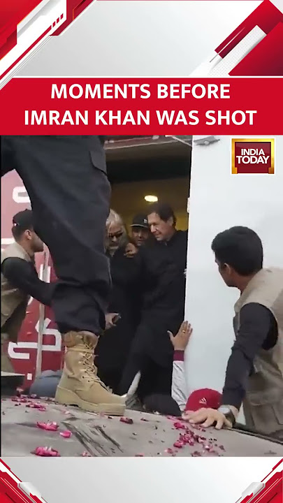 😟😟 Video: Moments Before Imran Khan Was Shot In The Rally #shorts #imrankhan