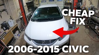 20062015 Honda Civic Most Common Exhaust Leak and How to Fix it ON THE CHEAP!