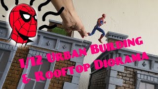 1/12 Urban Building & Rooftop Diorama