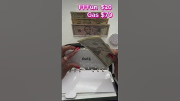 Stuffing my cash envelopes.. #cashstuffing #cashenvelopestuffing #asmr #shorts #debtfreejourney