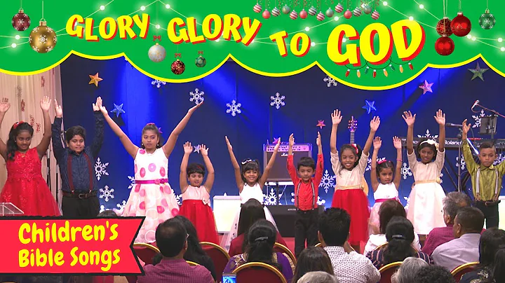 Glory Glory to God | Christmas songs for kids | bible action song for children | BF KIDS