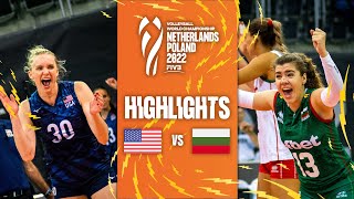 🇺🇸 USA vs. 🇧🇬 BUL - Highlights  Phase 1 | Women's World Championship 2022