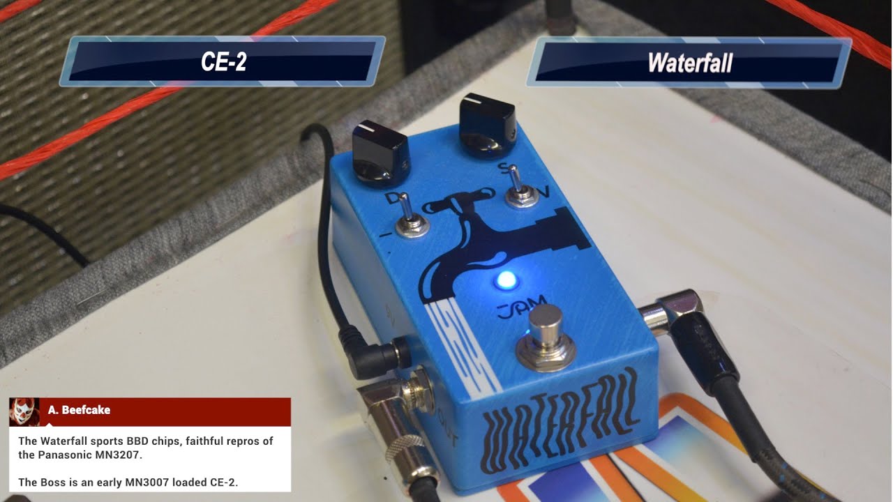 JAMPEDALS Waterfall Chorus/Vibrato, demo by Pete Thorn   YouTube