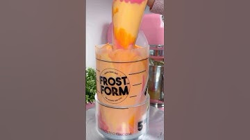 Marbled Buttercream Cake made with Frost Form! #cake