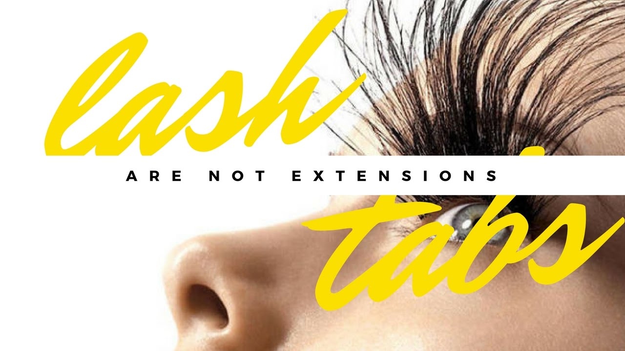 LASH EXTENSIONS vs TABS YouTube