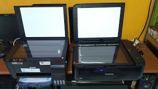 Kapok Pakai Printer Modif Infus dan Perbandingan Canon G2020 dan Epson L3110